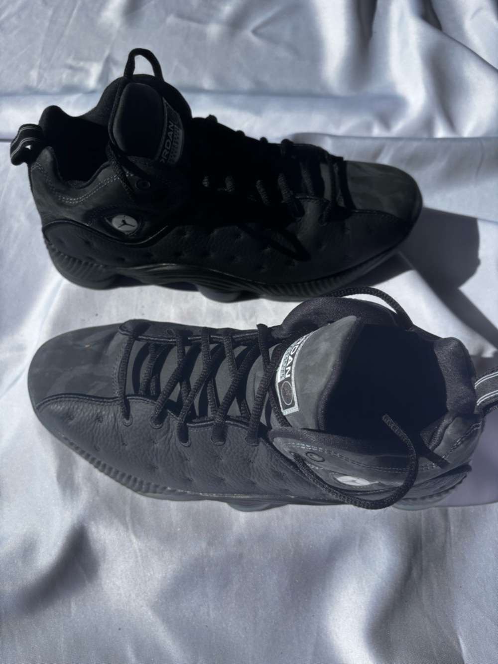 Nike Air Jordan Jumpman Team II Black Camo Anthracite Men’s Size 9 819175-005 - Picture 5 of 7